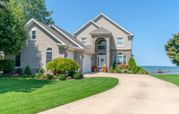 Lakefront Home Aerial Photos