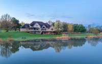 Lakefront Home Aerial Photos